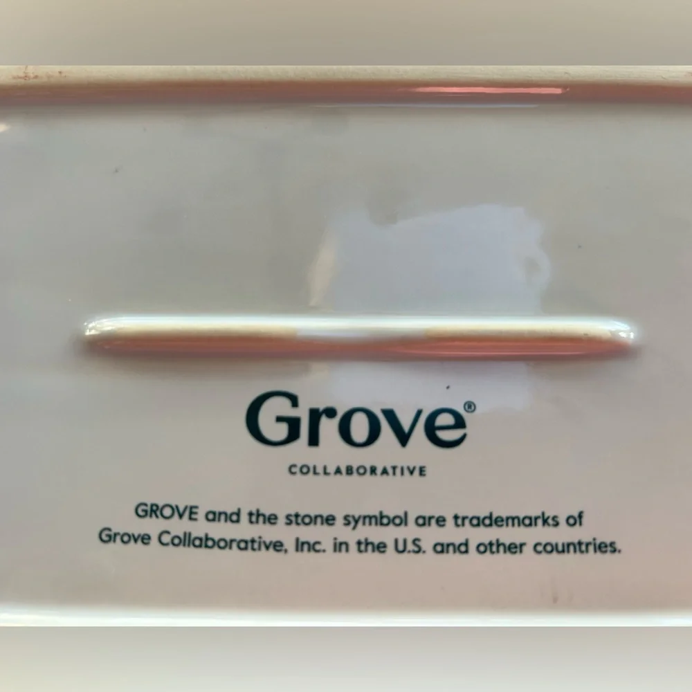 New White Stoneware Ceramic Tray Organizer 10”x5”, new in box. Caddy for sink.